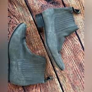 Potro Rebelde‎ Genuine Suede Leather Charro Boots size 6